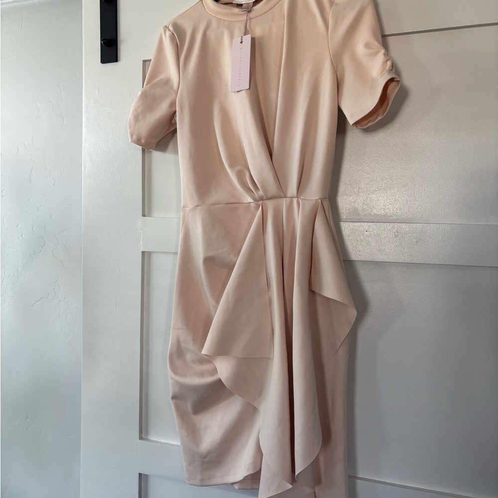 Rachel Parcell Interlocking Draped Mini Dress - Picture 2 of 6